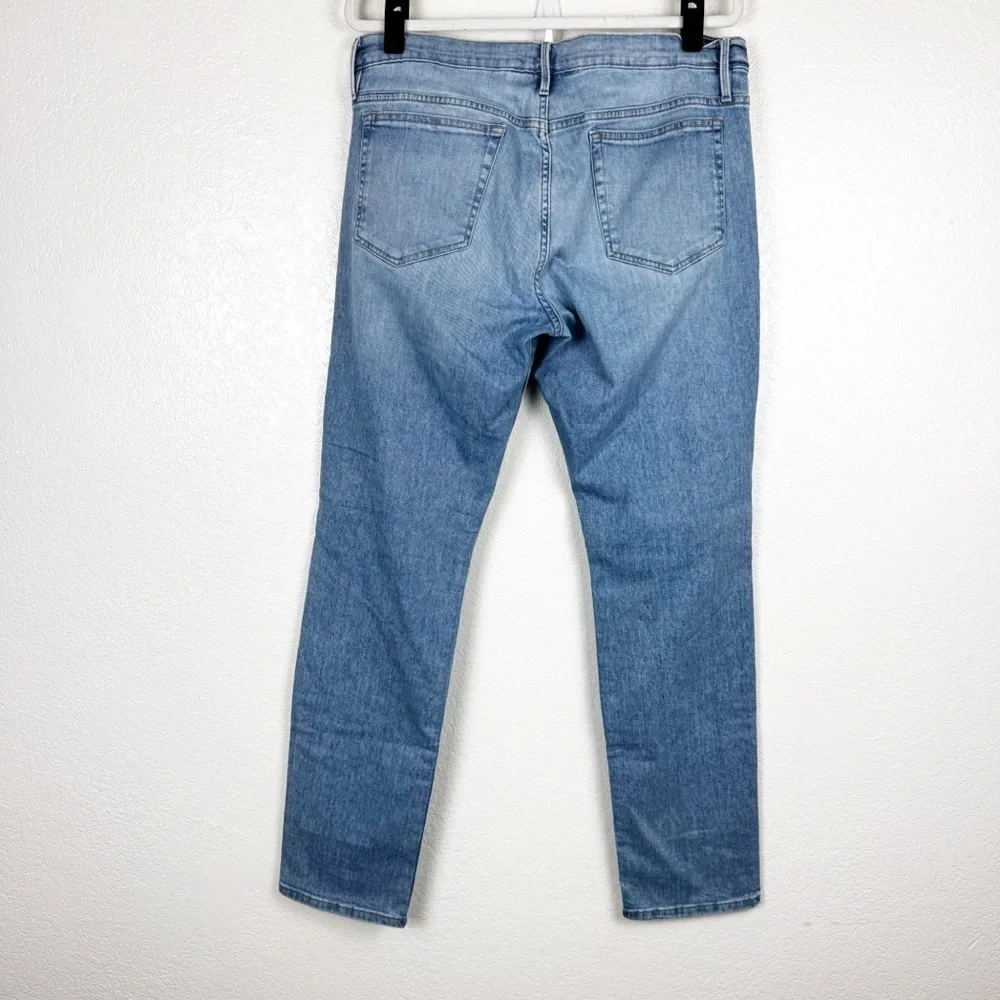 Frame Denim L' Homme Slim Light Wash Jeans in Driver Organic Cotton Size 34